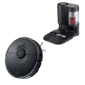 Roborock S7+ Negro + Base de autovaciado RockDock - Aspirador Robot
