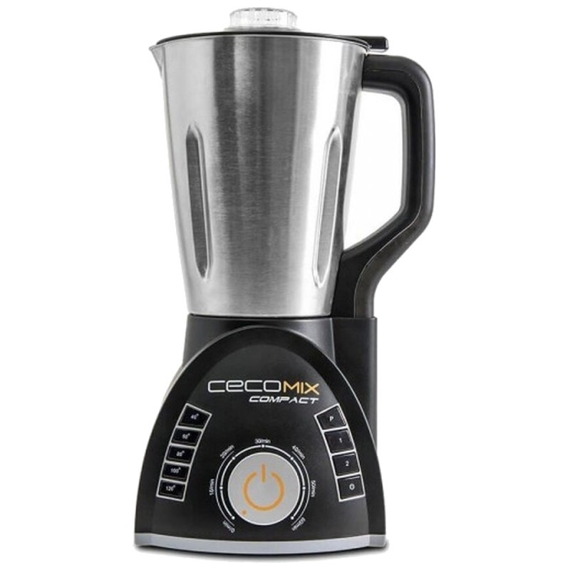 Robot de cocina Cecotec Cecomix Compact 1250W - Robot de cocina multifunción que cocina y tritura.