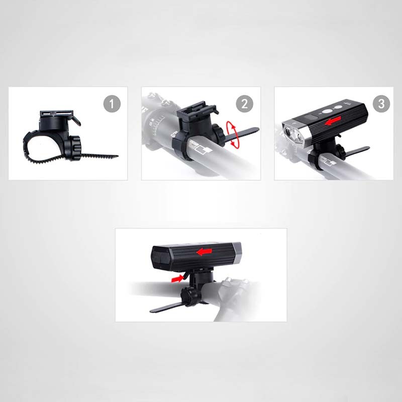 Lanterna para Bicicleta Rockbros BR1800 1800 Lumens - Item8
