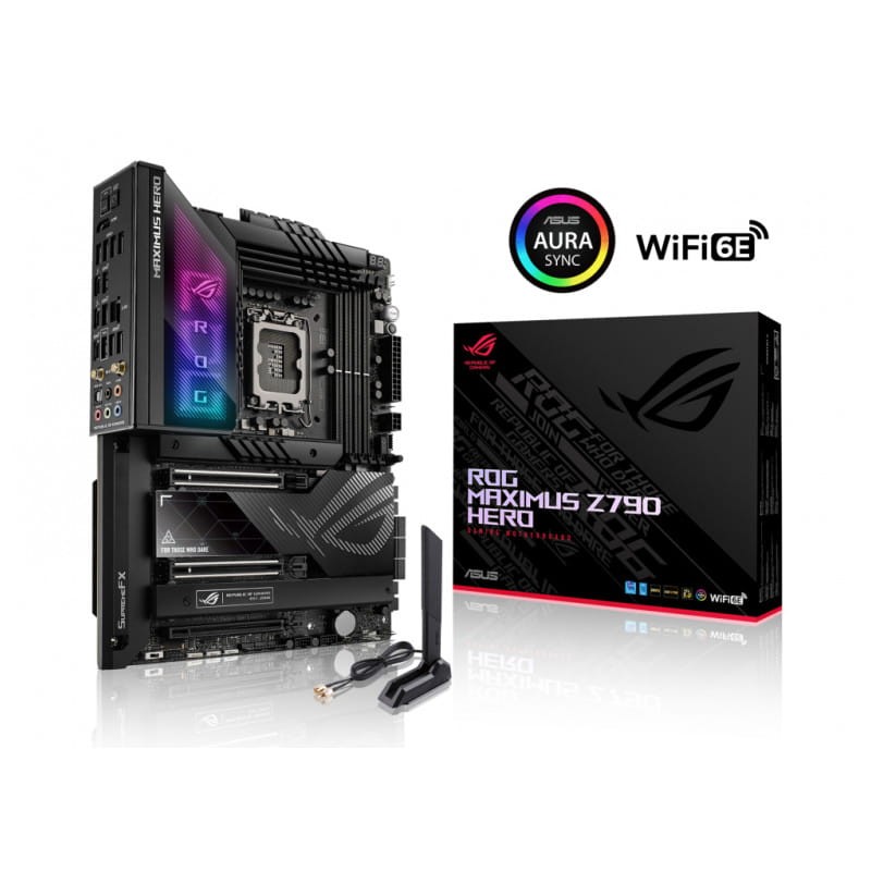 ASUS ROG MAXIMUS Z790 HERO Socket LGA 1700 192GB ATX Negro - Placa Base - Ítem