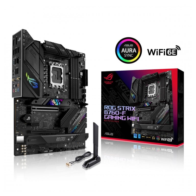 ASUS ROG STRIX B760-F LGA 1700 ATX Ethernet LAN 2.5 Gigabit WiFi – Placa Base - Ítem3