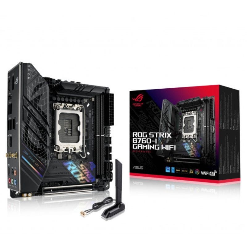 ASUS ROG STRIX B760-I LGA 1700 mini ITX Ethernet Gigabit WiFi – Placa Base - Ítem