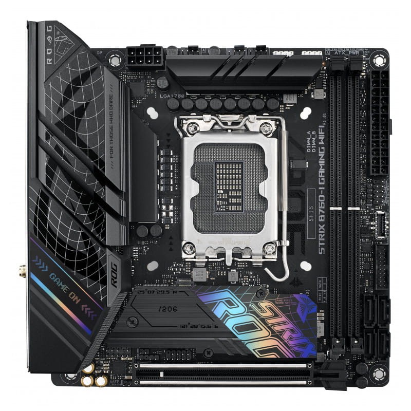 ASUS ROG STRIX B760-I LGA 1700 mini ITX Ethernet Gigabit WiFi - Placa-mãe - Item1