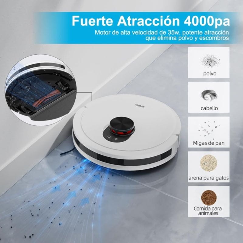 ROIDMI EVE CC Blanc - Robot aspirateur - Ítem11