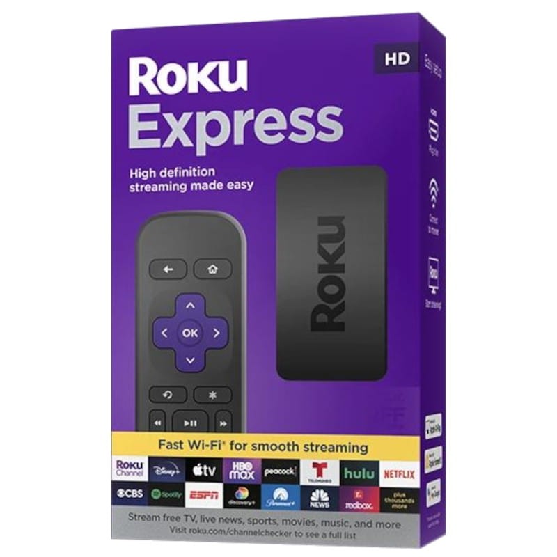 Roku Express HD 2022 Noir - Android TV - Ítem3