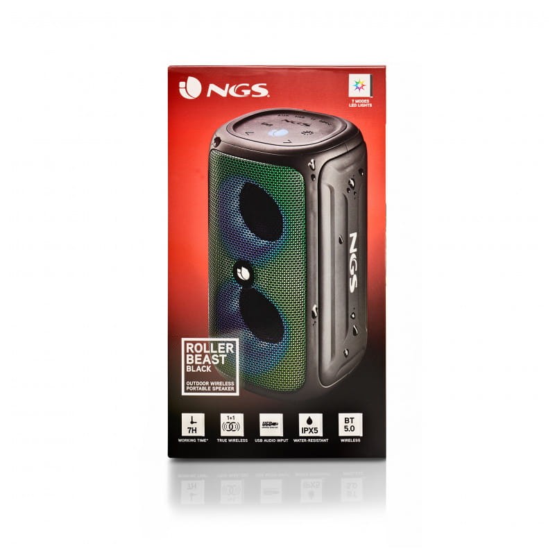 NGS Roller Beast 32 W TWS Negro - Altavoz Bluetooth - Ítem5