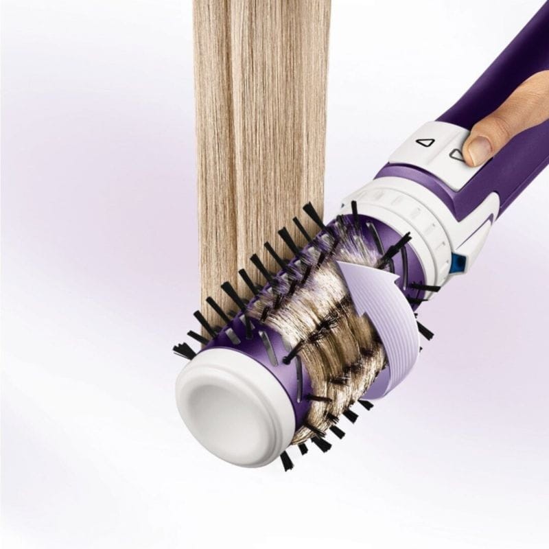 Escova de ar quente Rowenta Brush Activ Volume & Shine CF953 1000W Violeta/Branco - Item4