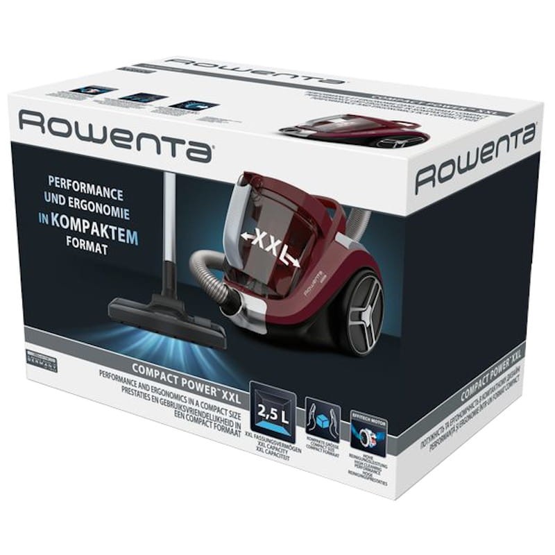 Rowenta Compact Power XXL 2,5 L 550 W Rouge - Aspirateur avec câble / sans sac - Ítem3