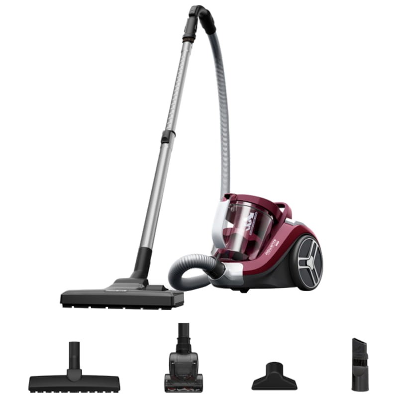 Aspirateur avec sac X-Trem Power de 4,5L 550W rouge noir Rowenta 