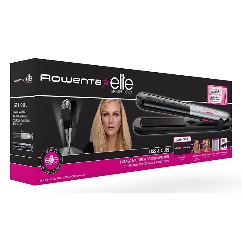 Comprar Plancha Pelo Rowenta Liss & Curl Elite SF4522 - PowerPlanetOnline