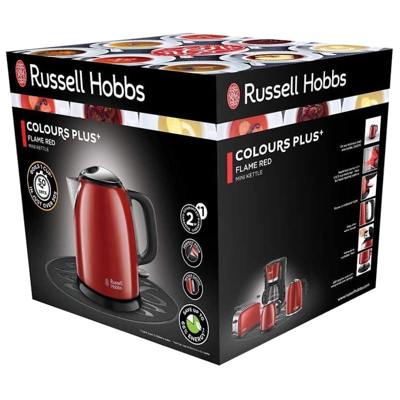 Russell Hobbs Hervidor de Agua Eléctrico Compact Home 24190-70 – Beige and  Blue markT