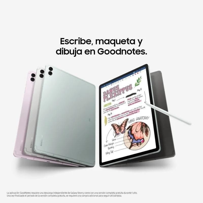 Samsung Galaxy Tab S9 FE+ X616 12GB/256GB 5G Gris - Tablet - Ítem3