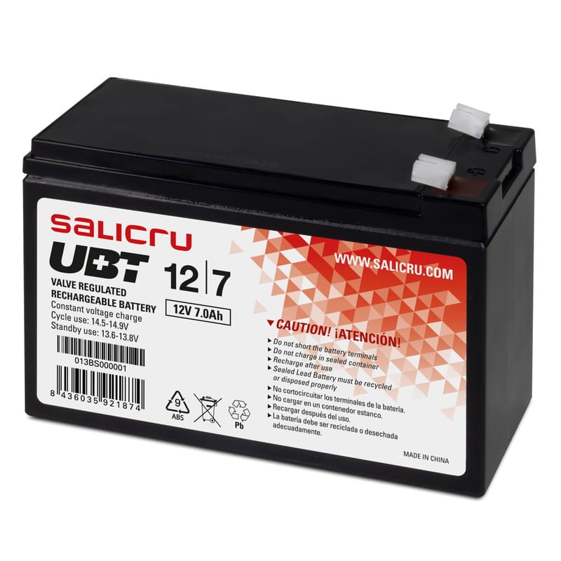 Salicru UBT 12V/7A Negro - Batería - Ítem