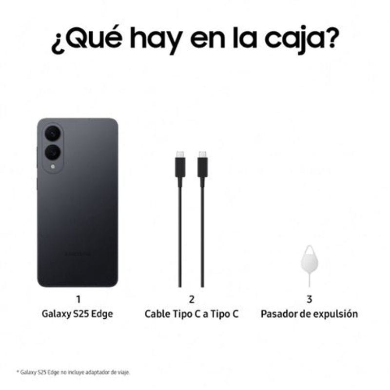 Samsung Galaxy S25 Edge 5G 12Go/256Go Titanium Silver - Ítem1