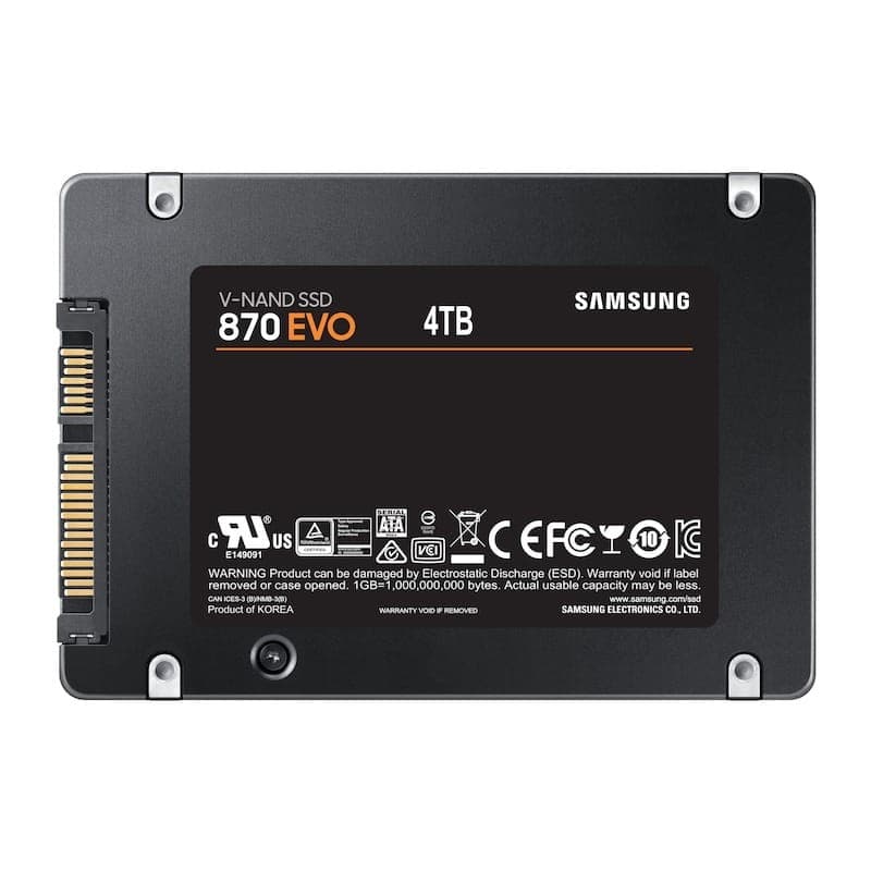 Samsung 870 EVO 2.5 SSD 4TB SATA III V-NAND - Frontal