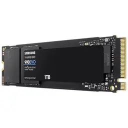 Samsung 990 EVO 1 To - SSD M.2 PCI Express 4.0 NVMe Vue de face côté gauche