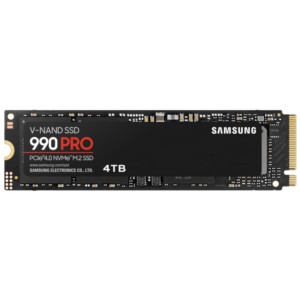 Samsung 990 PRO M.2 4 To PCIe 4.0 V-NAND - Disque Dur SSD