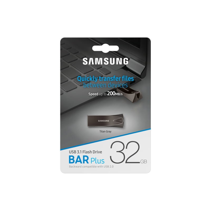 Samsung BAR Plus 32 GB USB 3.2 Titan Gray - Ítem5