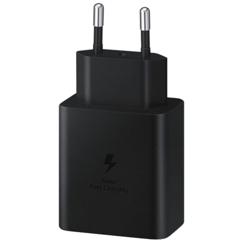 Cargador de energía USB-C original de Samsung de 45 W, carga rápida con cable  USB-C - negro (paquete de servicio EP-T4510XBEGEU) - Spain