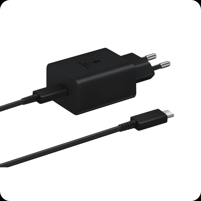 Samsung EP-T4510XBEGEU 45W USB Type-C USB Type-C Cable Noir - Chargeur mural