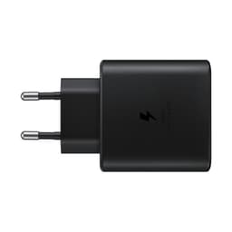 Frontal de Samsung EP-TA845XBEGWW Carregamento Super Rápido USB-C 45W Preto - Carregador