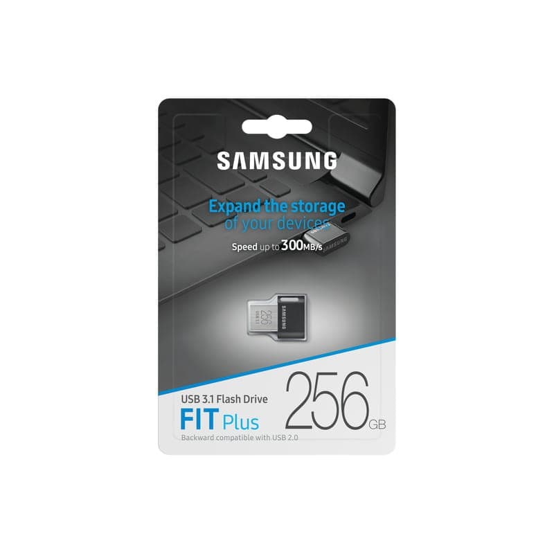Samsung FIT Plus 256GB USB 3.1 Titan Gray - Caixa