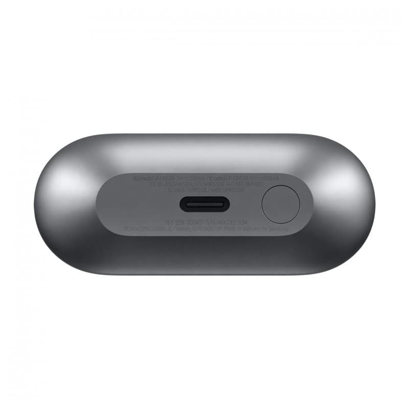 vista inferior de los Auriculares Inalámbricos Samsung Galaxy Buds3 Gris