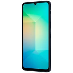 Samsung Galaxy A06 4G 4Go/64Go Or avec grand écran bord à bord, encoche en V, bords fins noirs et châssis élancé, design moderne aux reflets dorés