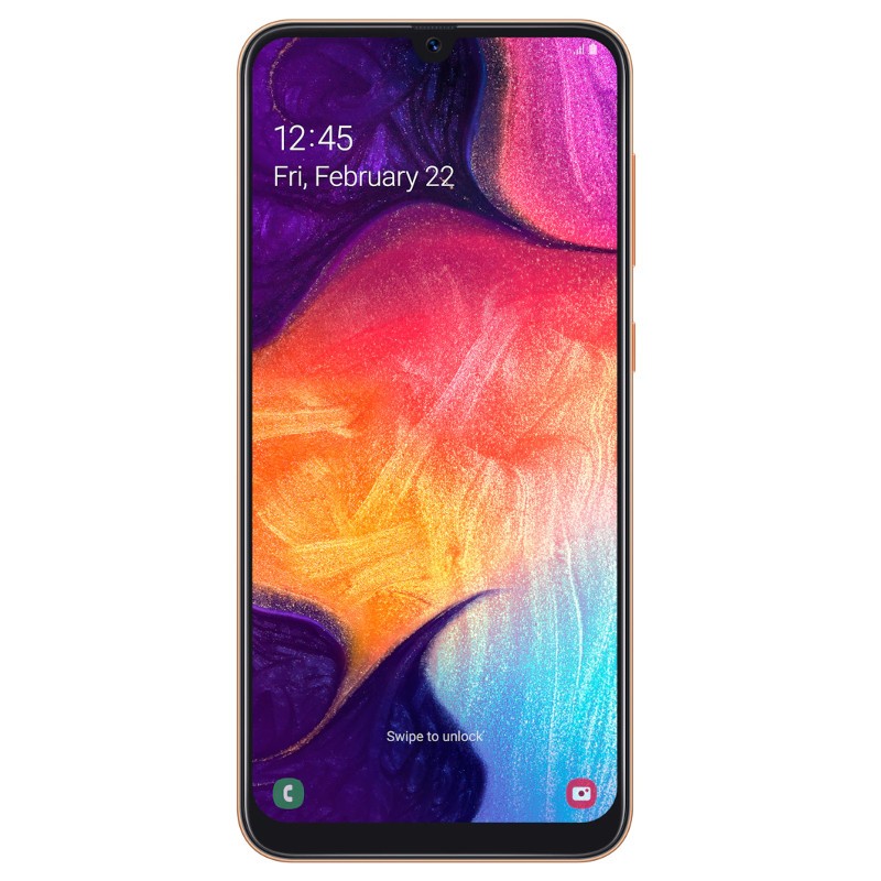Samsung Galaxy A50 A505 4GB/128GB DS Coral - lado
