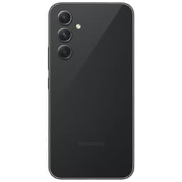 Samsung Galaxy A54 5G Graphite reconditionné excellent état, dos noir élégant avec triple caméra verticale et flash, finitions mates modernes