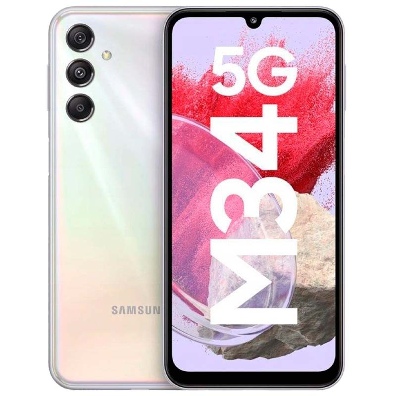 Samsung Galaxy M34 5G 6Go/128Go Argent - Téléphone portable - Ítem