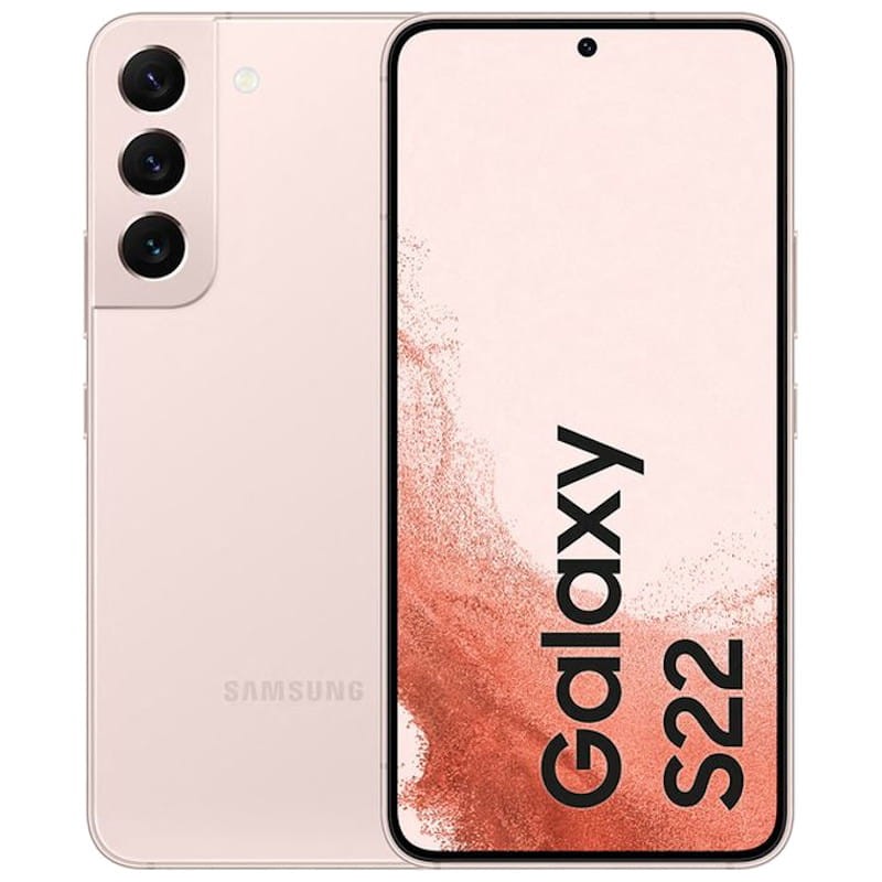 Samsung Galaxy S22 8GB/128GB Oro Rosa - Teléfono móvil