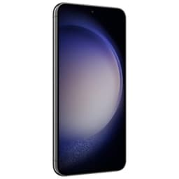 Vue avant et côté droit du téléphone portable Samsung Galaxy S23 5G 8Go/256Go Noir