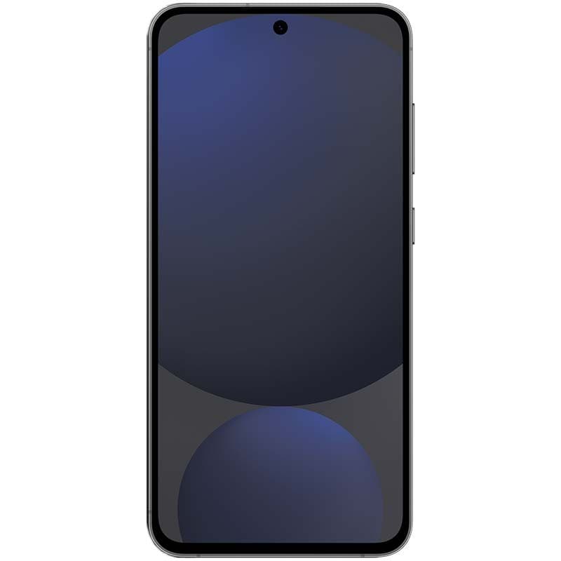 Samsung Galaxy S24 FE 5G graphite rénové excellent état, écran bord à bord avec poinçon central, bords fins et châssis sombre élégant