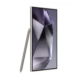 Samsung Galaxy S24 Ultra 5G 12GB/256GB Violeta Renovado - Estado Excelente - vista lateral de perfil con el S Pen extraído