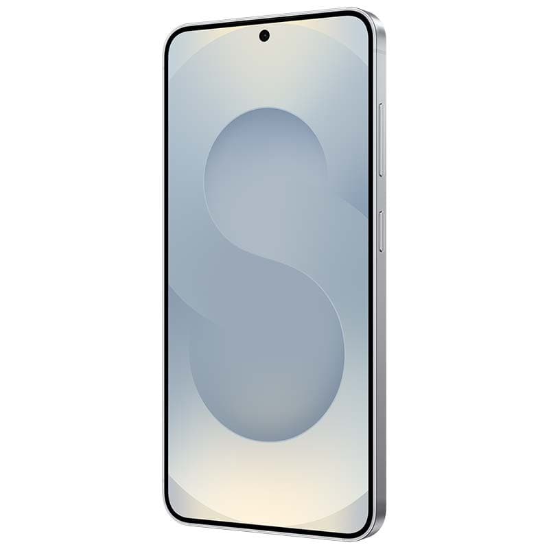Samsung Galaxy S25 5G 12GB/128GB Cinzento - vista frontal e lateral direita