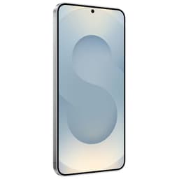 Samsung Galaxy S25+ 5G 12Go/256Go Gris - vue de face et côté gauche