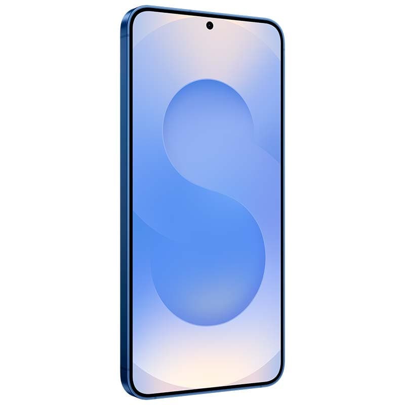 Samsung Galaxy S25+ 5G 12Go/256Go Bleu Marine - vue de face et côté gauche