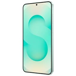 Samsung Galaxy S25+ 5G 12Go/256Go Menthe - vue de face et côté droit