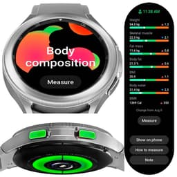 Montre connectée Samsung Galaxy Watch4 Classic Bluetooth 42mm - Composition corporelle