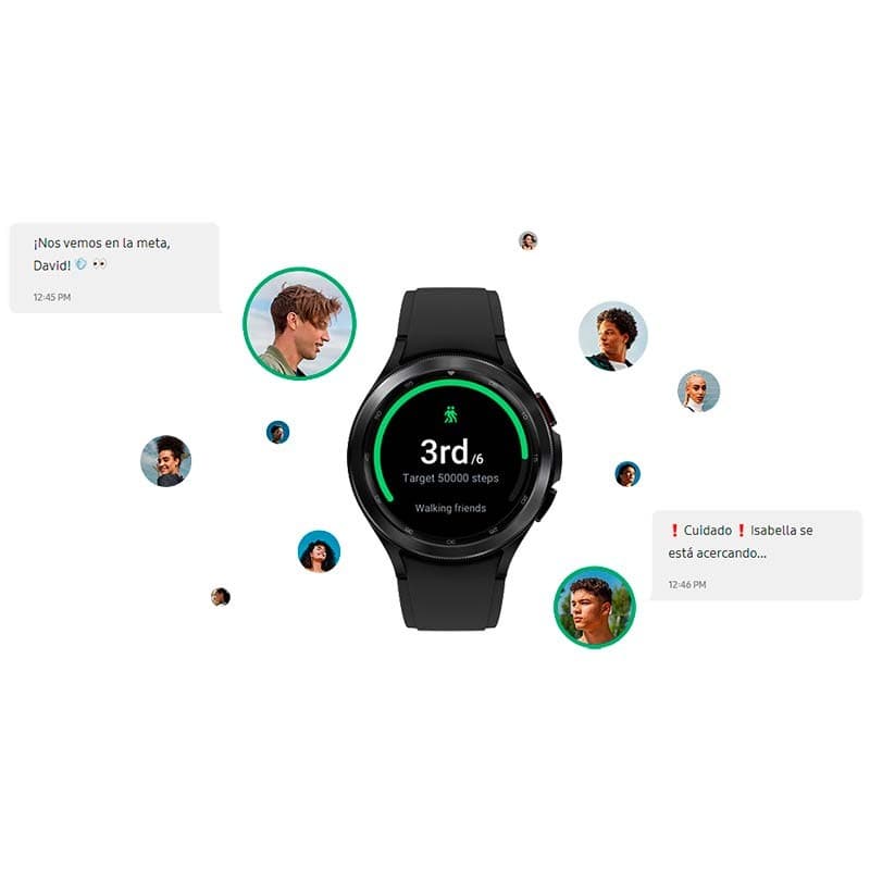 Montre connectée Samsung Galaxy Watch4 Classic Bluetooth 42mm - Défis de groupe