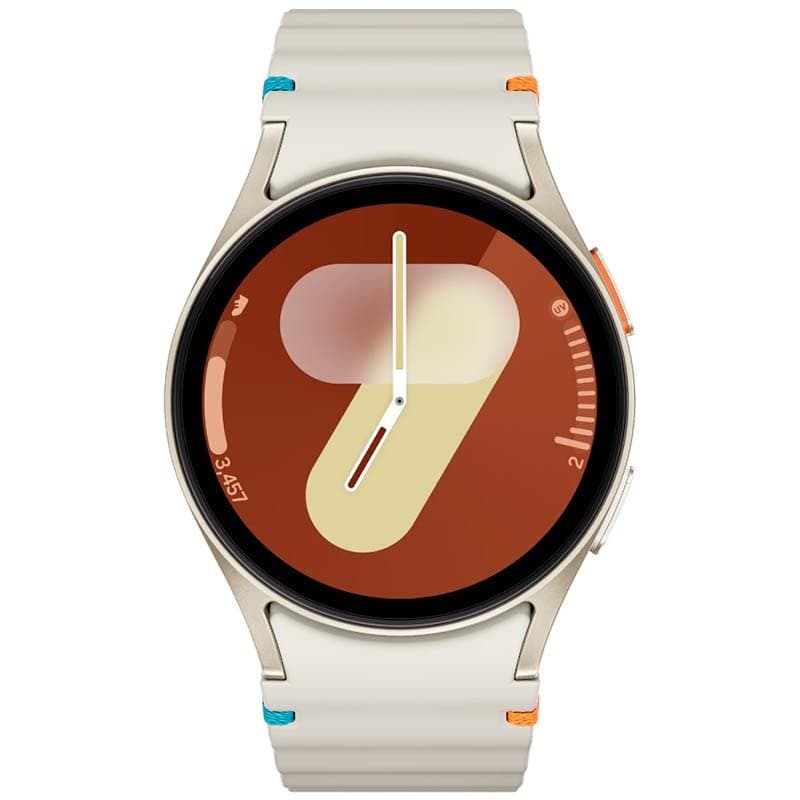 vista frontal do Relógio inteligente Samsung Galaxy Watch7 L300 40mm BT Bege
