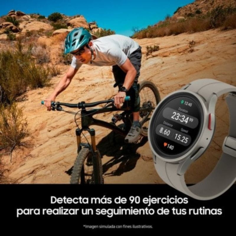 Samsung Galaxy Watch5 Pro R925 45mm 4G Gris Titanio - Reloj inteligente - Ítem6