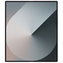 Samsung Galaxy Z Fold6 5G gris renouvelé état excellent, écran pliable ouvert bord à bord, bordures fines, design minimaliste géométrique 12Go 256Go