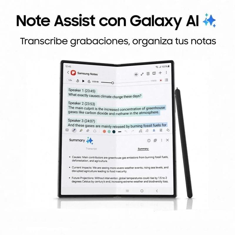 Samsung Galaxy Z Fold6 5G 12GB/256GB Gris - Teléfono Móvil - Ítem8