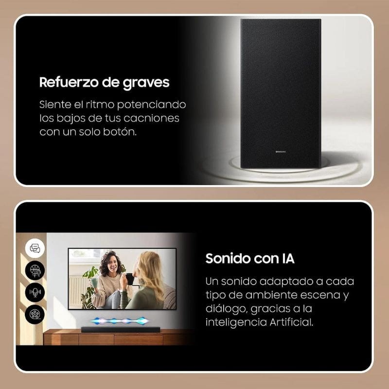Samsung HW-B650D 3.1 Canais Preto - Barra de som - Item1