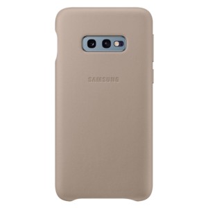 Samsung Leather Cover para Galaxy S10e Cinzento
