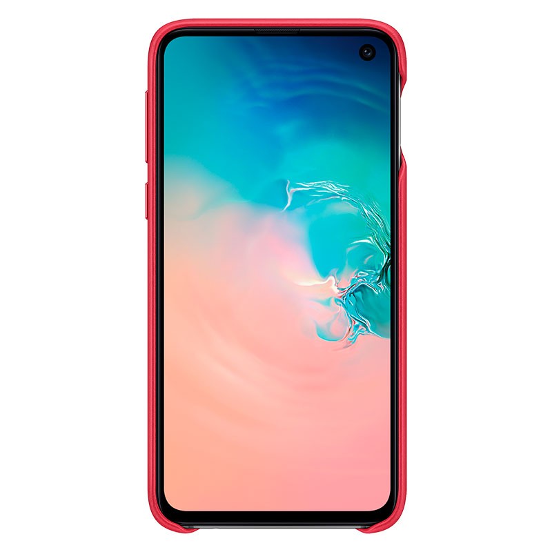 Coque Samsung Leather for Galaxy S10e Rouge - Ítem1