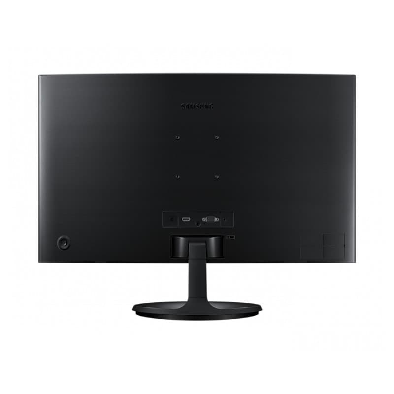 vista traseira do Monitor de Jogos Samsung LS24C360EAUXEN 24” Full HD 75hz Curvo