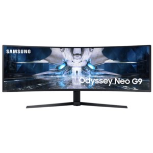 Samsung Odyssey Neo G9 LS49AG950 49 WDQHD VA UltraWide Curvo 240 Hz G-Sync Preto - Monitor Gaming